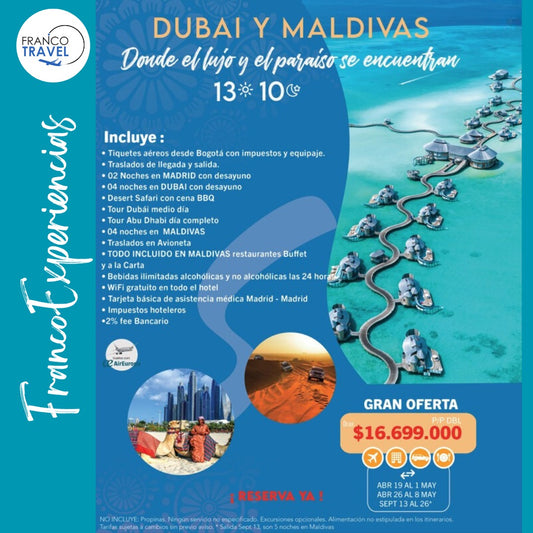 FA08 Dubai y Maldivas